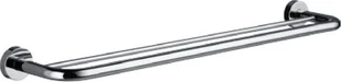 Emco 456100160 podwójny uchwyt na ręcznik kąpielowy Rondo 2 600 MM, chromowany 456100160 - Wieszaki łazienkowe - miniaturka - grafika 2