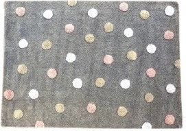 Lorena Canals C-TT-1 topos trzy kolorowe, szary/różowy C-TT-1 - Dywany dla dzieci - miniaturka - grafika 7