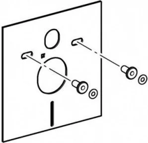 Geberit Zestaw do izolacji akustycznej Do kompaktu WC i bidetu biały 156.050.00.1 - Stelaże i zestawy podtynkowe do WC - miniaturka - grafika 6