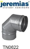 Złącza i kolanka wentylacyjne - Jeremias Kolano 90 st. fi 60 TN0622060 - miniaturka - grafika 1