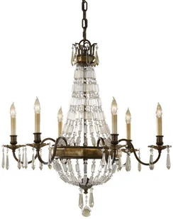 Elstead Lighting Lampa wisząca BELLINI kol. ANTYCZNY BRĄZ (FE/BELLINI/6) - Feiss- - Lampy sufitowe - miniaturka - grafika 2