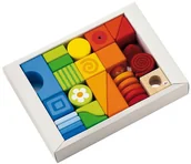 Klocki - Sevi Trudi KLOCKI drewniane Fantazja 24 elementy - miniaturka - grafika 1