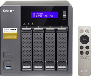 Intel QNAP Serwer NAS QNAP TS-453A-4G (Tower HDD 4szt. Pamięć RAM 4GB Celeron N3150 1.6GHz quad-core) TS-453A-4G - Serwery Intel QNAP Serwer NAS QNAP TS-453A-4G (Tower HDD 4szt. Pamięć RAM 4GB Celeron N3150 1.6GHz quad-core) TS-453A-4G - Serwery - miniaturka - grafika 2