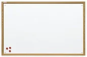 Tablice i flipcharty - 2x3 Tablica Suchościeralno-magnetyczna w ramie MDF - 90x60cm - 90x60 cm TS96 - miniaturka - grafika 1
