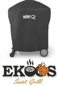 Pokrowce na grilla - Weber Pokrowiec premium do serii Q2000 ze standem lub wózkiem 7120 - miniaturka - grafika 1