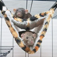 Klatki dla gryzoni - Savic Hamak Relax De Luxe Fake Fur Dł. X Szer. X Wys.: 35 X 21 X 21 Cm - miniaturka - grafika 1