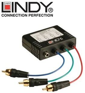 Lindy System przekazu sygnału AV Przedłużacz konwerter Component 3 x RCA + Coaxial 1 x RCA RJ-45 32525 32525 - Inne akcesoria audio-wideo - miniaturka - grafika 2