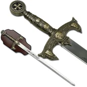 Repliki - akcesoria - USA WIELKI MIECZ TEMPLARIUSZY Z ZAWIESZKĄ - miniaturka - grafika 1