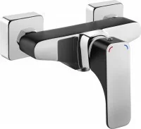 Deante Bateria HIACYNT chrom-czarny natryskowa bez kompletu natryskowego - Baterie wannowe i prysznicowe - miniaturka - grafika 6