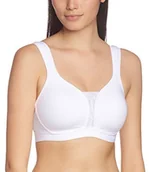 Bielizna sportowa damska - ODLO damski Sports BRA Padded High, 13071e, biały, 80E - miniaturka - grafika 1