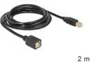Kable USB - Delock Kabel USB Męski B - B żeński,2 m, 83427 - miniaturka - grafika 1