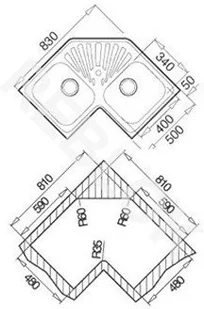 Teka ANGULAR CN 10118008 - Zlewozmywaki - miniaturka - grafika 3