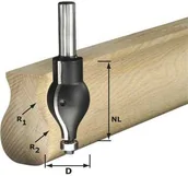Frezy - Festool frez profilowy, HW z trzpieniem 12 mm HW R20.5/16/D32/57 S12 (492711) - miniaturka - grafika 1