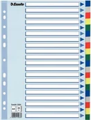 Przekładki do segregatorów - Esselte Przekładka plastikowe 20 kartek PP A4 kolorowe - N0388 NB-5509 - miniaturka - grafika 1