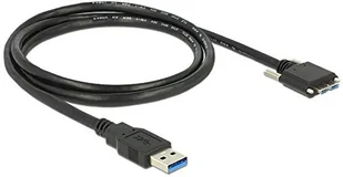 Delock Kabel USB 3.0 typu A męski USB 3.0 typu Micro-B męski ze śrubkami1 m 835 (83597) - Kable USB - miniaturka - grafika 2