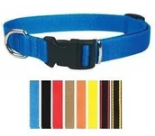 Obroże dla psów - Chaba Obroża Taśma regulowana 10mm x 30 cm niebieska 2158 - miniaturka - grafika 1