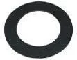 Uszczelki - TiA Uszczelka 125 gumowa do kołnierzy stalowych C-695031 - miniaturka - grafika 1