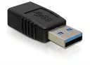 Adaptery i przejściówki - Delock Adapter USB USB3.0 A - A 65174 - miniaturka - grafika 1