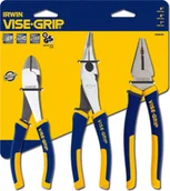 Klucze i nasadki - Irwin Zestaw szczypiec nastawnych (boczne, wydłużone, uniwersalne) 3 sztuki 1050 (10505483) - miniaturka - grafika 1