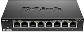 Karty sieciowe - D-Link DGS-108/E 8-Port Layer2 Gigabit Switch Czarny DGS-108 - miniaturka - grafika 1