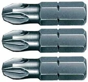 Klucze i nasadki - Wiha zestaw bitów krzyżakowych PZ 1/2/3 - miniaturka - grafika 1