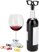 Pozostałe akcesoria barmańskie - Umbra Markery na kieliszki + Korek okularki 480470-022 - miniaturka - grafika 1