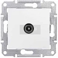 Gniazdka elektryczne - Schneider SEDNA BIAŁY GNIAZDO TV KOŃCOWE 1dB SDN3201621 - miniaturka - grafika 1