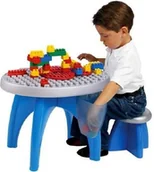 Klocki - Ecoiffier Abrick Stolik z Klockami i Stokiem 1585 - miniaturka - grafika 1