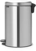 Kosze na śmieci - Brabantia Kosz na śmieci pedałowy NewIcon 20l stal matowa (114021) - miniaturka - grafika 1