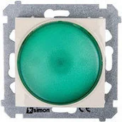 Pozostałe detektory - Kontakt Simon Sygnalizator świetlny LED światło zielone DSS3.01/41 SIMON54 - miniaturka - grafika 1