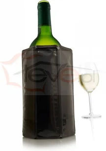 Vacu Vin Okrycie do butelki wina Rapid Ice czarne - Pozostałe akcesoria barmańskie - miniaturka - grafika 3