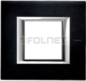 Klawisze i ramki - Bticino Ramka prostokątna aluminiowa 2 moduły - Btcino Axolute HA4802XC - miniaturka - grafika 1