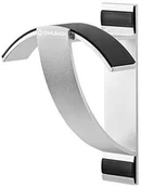 Akcesoria do słuchawek - Oehlbach OEHLBACH Alu Style W1 uchwyt ścienny do słuchawki 35410 srebro 35411 - miniaturka - grafika 1