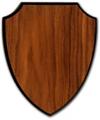 Grawerowanie i akcesoria - Grawerton Podkład tarcza herbowa 561 155x197 mm NB-3474 - miniaturka - grafika 1