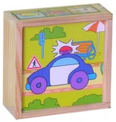 Klocki - Brimarex DREWNO KLOCKI Drewniane, Pojazdy - miniaturka - grafika 1