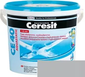 Zaprawy budowlane - Ceresit CE 40 AQUASTATIC - Spoina elastyczna wodoodporna 2kg- manhattan - miniaturka - grafika 1