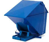 Szafki biurowe - AJ Kontener wywrotka z pokrywą 600l D 1530 x V 1295 x S 880 305042 - miniaturka - grafika 1