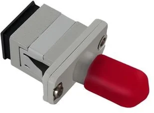 Qoltec Adapter światłowodowy hybrydowy Qoltec SC/UPC-ST/UPC simplex MultiMode 54154 - Kable światłowodowe - miniaturka - grafika 2