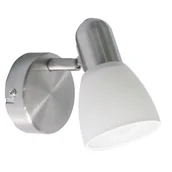 Lampy ścienne - Rabalux Kinkiet LAMPA ścienna SOMA 6301 metalowa OPRAWA regulacja IP20 satyna - miniaturka - grafika 1