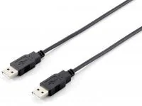 Equip USB 2.0 Cable A-> A 5 m S/S Czarny 128872 - Kable USB - miniaturka - grafika 2