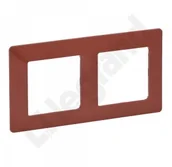 Klawisze i ramki - Legrand Ramka podwójna Valena Life Ceglasty 754072 - miniaturka - grafika 1
