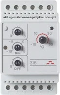 Regulatory i termostaty - Termostat Devireg 316 - miniaturka - grafika 1