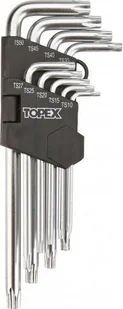 Topex Klucze torx 5-kątne STAR, długie TS10-50mm, 9szt. 35d951 - Klucze i nasadki - miniaturka - grafika 2