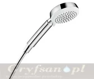 Słuchawki prysznicowe - Hansgrohe Crometta 100 Słuchawka prysznicowa 3S Vario EcoSmart 9 l/min biały chr - miniaturka - grafika 1