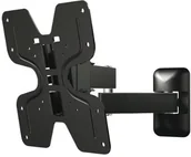 Uchwyty do telewizora - Metronic 45106 uchwyt do TV na ścianę, obrotowy wychylny, rozsuwany, czarny czarny 451063 - miniaturka - grafika 1