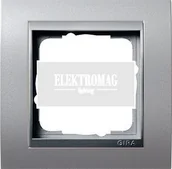 Klawisze i ramki - Gira EVENT ALUMINIUM/ALUMINIUM Ramka X1 [021136] - miniaturka - grafika 1