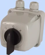 Wyłączniki światła i elektryczne - Elektromet Łącznik krzywkowy ŁUK 25-43 w obudowie zmiany kier. obrotu L-O-P 9225 - miniaturka - grafika 1