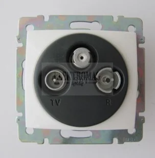 Legrand Gniazdo ścienne VALENA TV-RD-SAT gwiazdowe Potrójne moduł 774435 biały - Gniazdka elektryczne - miniaturka - grafika 3