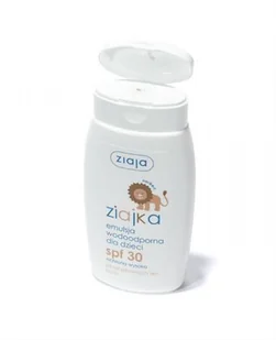Ziaja Ziajka Słoneczna emulsja wodoodporna dla dzieci powyżej 12 miesięcy SPF30+ 125ml - Balsamy i kremy do opalania - miniaturka - grafika 3