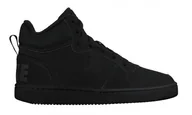 Buty sportowe damskie - Nike Court Borough Mid GS 839977-001 czarny - miniaturka - grafika 1